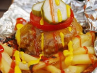 Photo de la Recette: Burger 'n Fries Foil Packs