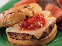 Photo de la Recette: BURGERS DE DINDE À LA MODE DU SUD-OUEST