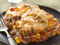 Photo de la Recette: Burritos Étagés au Four