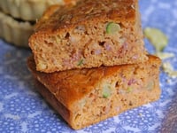 Photo de la Recette: Cake Salé aux Petits Lardons, Chèvre et Épinards {sans gluten}