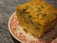 Photo de la Recette: Cake Salé Olives, Jambon & Fromage Sans Gluten