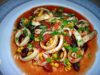 Photo de la Recette: Calamars à la Mexicaine