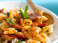 Photo de la Recette: Calamars à L'ail et Chorizo