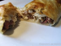 Photo de la Recette: Calzones au Poulet et au Bacon