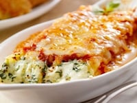 Photo de la Recette: Cannelloni aux Épinards et à la Ricotta