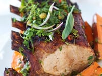 Photo de la Recette: Carré de Porc Sauce Chimichurri