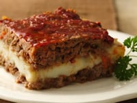 Photo de la Recette: Carrés de Pain de Viande Farcis (sans gluten)
