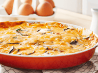 Photo de la Recette: Casserole Déjeuner aux Épinards et au Fromage Cheddar