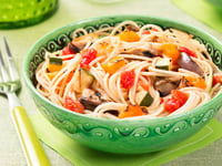 Photo de la Recette: Catelli® Sans Gluten Spaghetti à la Ratatouille Grillée