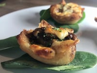 Photo de la Recette: Champignons à L'ail Gratinés