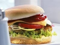 Photo de la Recette: Cheeseburgers Végétariens
