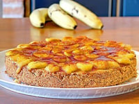 Photo de la Recette: Cheesecake à la Banane Caramélisée
