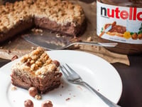 Photo de la Recette: Cheesecake au Nutella et Noisettes