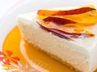 Photo de la Recette: Cheesecake aux Pêches