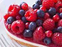 Photo de la Recette: Cheesecake Chocolat Blanc Mousse de Vanille et Fruits Rouges