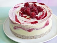 Photo de la Recette: Cheesecake Glacé à la Rose et aux Framboises