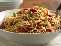 Photo de la Recette: Cheveux D'ange aux Tomates et au Basilic