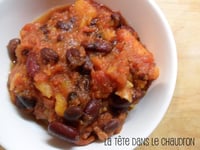 Photo de la Recette: Chili à la Patate Douce (mijoteuse)