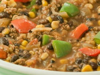 Photo de la Recette: Chili aux Haricots Noirs du Tonnerre