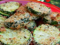 Photo de la Recette: Chips de Zucchini Cuites au Four