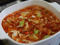 Photo de la Recette: Chou Chinois à la Tomate