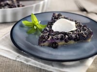 Photo de la Recette: Clafoutis aux Bleuets