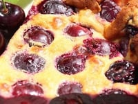 Photo de la Recette: Clafoutis aux Cerises avec ou sans noyaux ?