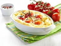 Photo de la Recette: Clafoutis aux Tomates Cerise