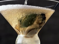 Photo de la Recette: Cocktail Oyster au Champagne et Huîtres