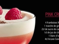 Photo de la Recette: Cocktail Saint Valentin Le Pink Crush