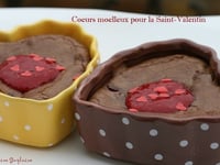 Photo de la Recette: Cœur Moelleux au Chocolat/Framboise pour la Saint-Valentin