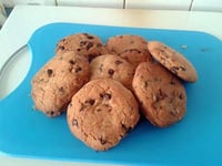 Photo de la Recette: Cookies au Pépites de Chocolat et Son Coeur de Nutella