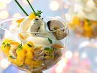 Photo de la Recette: Coques aux Herbes Chantilly Passion