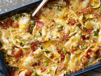 Photo de la Recette: Coquilles de Pâtes Irrésistible, Crémeux et Délicieux avec Poulet et Bacon