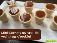 Photo de la Recette: Cornets à la Tire D’érable