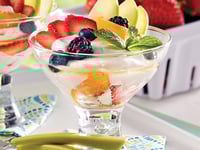 Photo de la Recette: Coupes Fruitées Lime Menthe et Grand Marnier