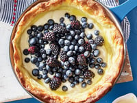 Photo de la Recette: Crêpe Soufflée à la Crème Pâtissière et aux Petits Fruits