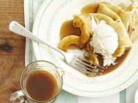 Photo de la Recette: Crêpes aux Pommes Caramélisées