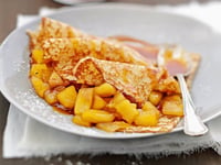 Photo de la Recette: Crêpes aux Pommes et Caramel au Beurre Salé