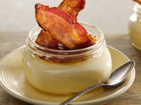 Photo de la Recette: Crème Brulée à l'érable et Bacon Caramélisé