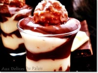 Photo de la Recette: Crème Dessert Chocolat Noir & Blanc / Recette pour la St-Valentin