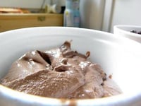 Photo de la Recette: Crème Glacé au Chocolat Sans Cuisson & Sans Sucre