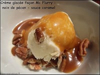 Photo de la Recette: CRÈME GLACÉE FAÇON MC FLURRY