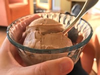 Photo de la Recette: CRÈME GLACÉE MOLLE KETO