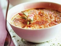 Photo de la Recette: Crèmes Brûlées à la Rose (menu St-Valentin)