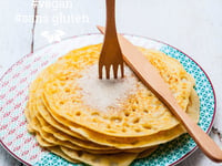 Photo de la Recette: Crêpes Vegan Sans œuf et Sans Gluten