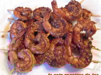 Photo de la Recette: Crevettes Grillées à L'asiatique