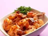 Photo de la Recette: Crevettes Épicées avec Bacon