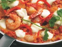 Photo de la Recette: Crevettes Façon Mozzarina