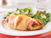 Photo de la Recette: Croissants Jambon-Fromage